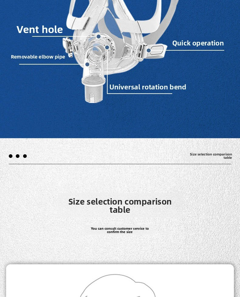 Nurvate Universal NM50 Ventilation Mask